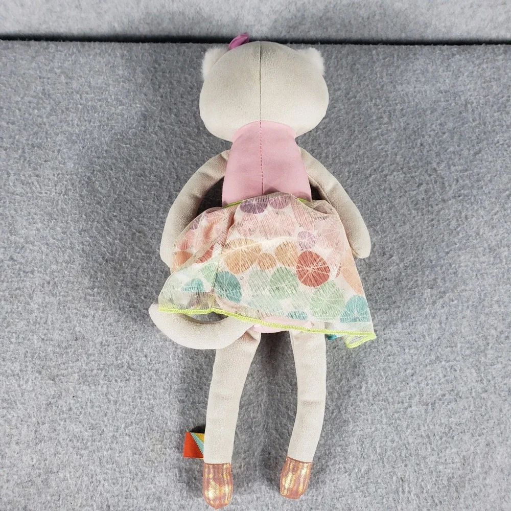 B. is for Bonbon Plush‎ Cat Doll Pink Floral Dress Ballet Shoes Heart Purple Bow